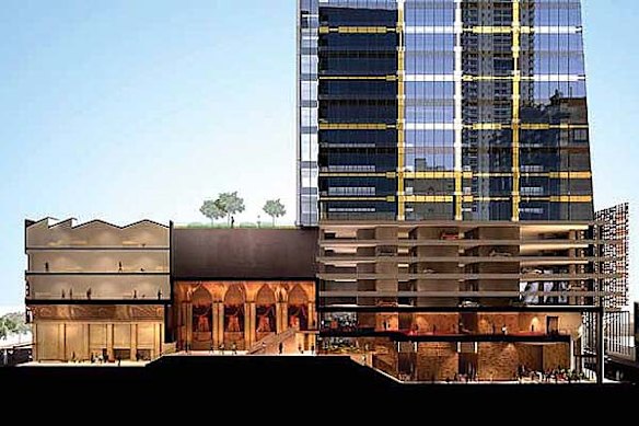 Rising from the Regent's rubble