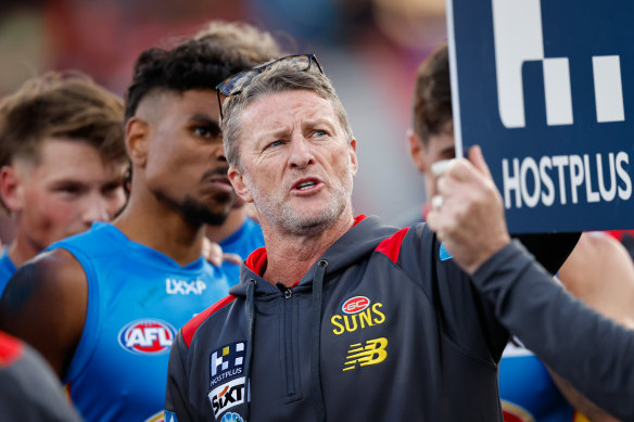 The Suns had high hopes of making the finals in Damien Hardwick’s first year in charge.