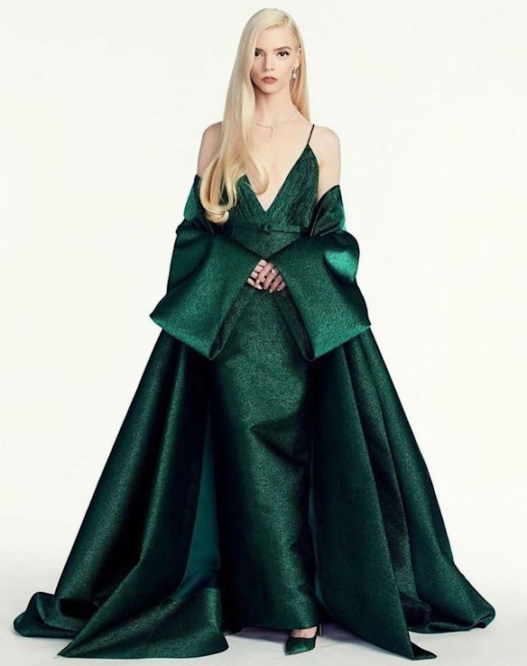 The Queen's Gambit's Anya Taylor-Joy wears Dior and Tiffany and Co.
