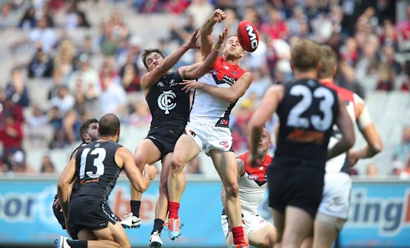 Daniel Cross spoils David Ellard.