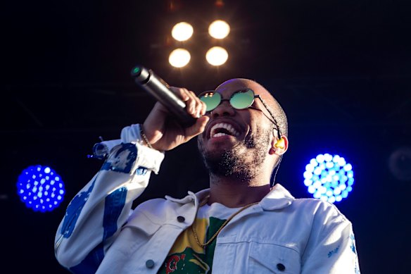 Anderson .Paak & the Free Nationals on The Very West Stage.