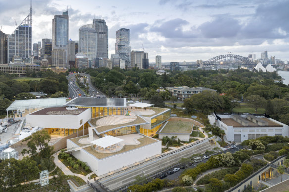 The new Sydney Modern is spread over four levels, with eight galleries, a café and bridges to traverse.