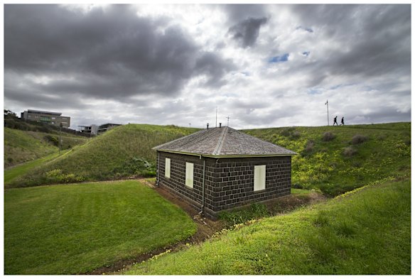 Photograph Simon O'Dwyer. The Age Newspaper. 090915. Photograph Shows. Generic image of the old ammunition site named jack's Magazine situated in Maribyrnong. Tomorrow a launch will be held to find a new use for this abandoned explosives store.