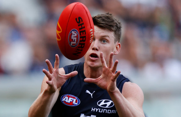 Sam Walsh is nursing a back issue but the Blues insist it won’t impact his 2023 campaign.