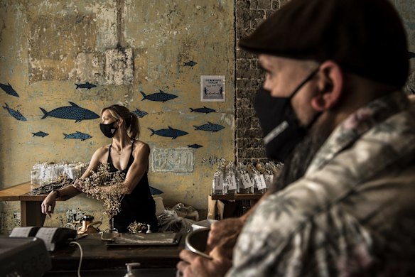 Tess Alexandra with Sam from Rio Bar, in Summer Hill.