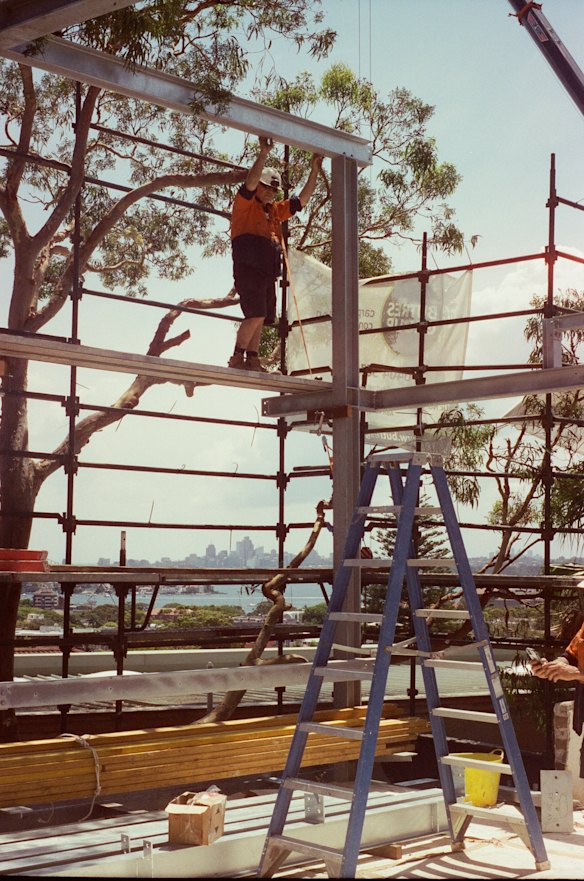 The construction and renovation process was difficult because of the site’s location.