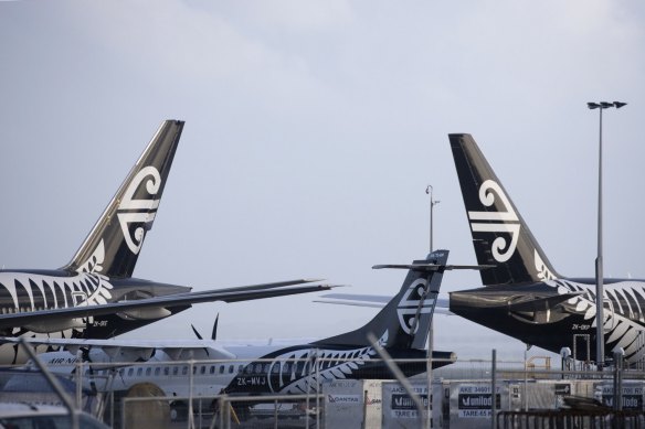 Air New Zealand has been hit harder than Qantas because it relies more on international flying. 