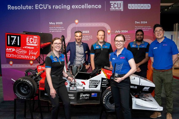 Ashley and Morgan will speak to the design, mechanics and history of the race car, and will offer personal insights into the life of an ECU student engineer and a woman in science, technology, engineering, mathematics and medicine fields.