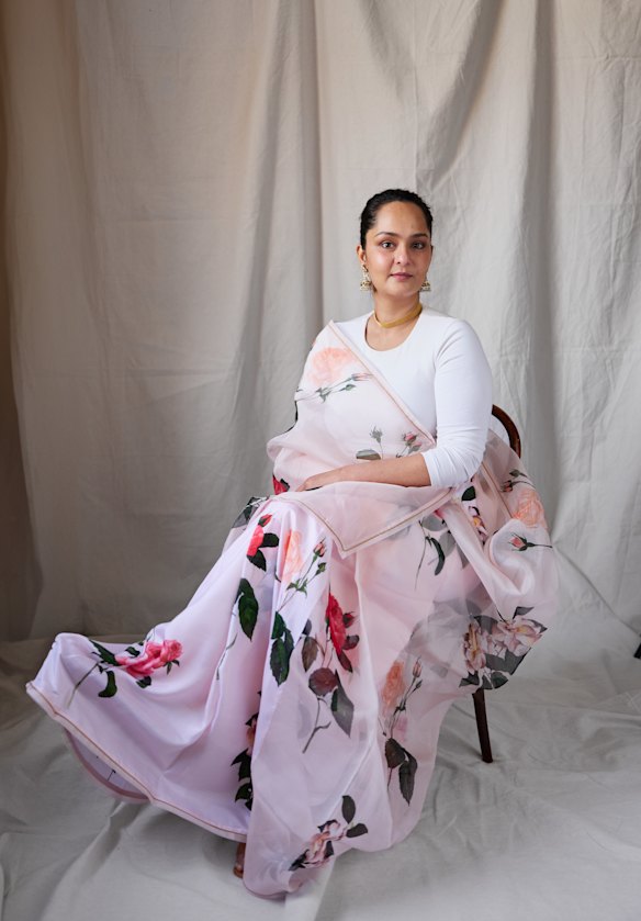 Helly Raichura as pictured in her new book, The Food of Bharat.