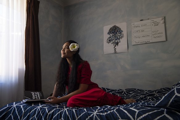 Maria Samueluu said she had missed out on school events such as the athletics carnival, "all those last things you get to do before you finish high school, and make those memories. We're still waiting to see if we can have our formal." 