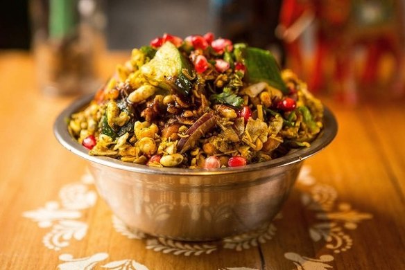 5 Bhel puri at Mukka Indian restaurant in Fitzroy