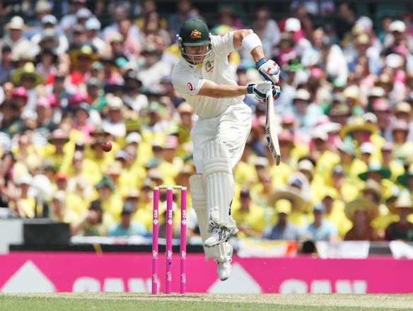Brad Haddin in action during the Australia vs England in the fifth test ashes series at the Sydney Cricket Ground.