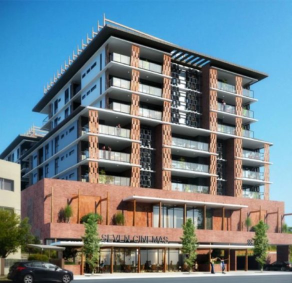 A seven-cinema complex with residential above has been approved at Wynnum.