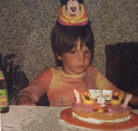 A young Hannah Gadsby didn’t mind cake - but family fish and chips were her favourite.