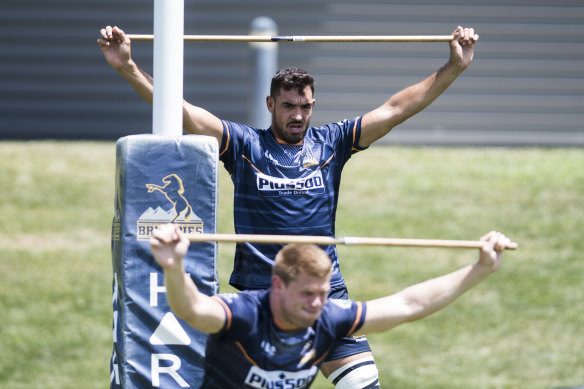 The Brumbies will play their first trial game at Viking Park.