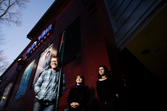 Neil Armfield, Louise Herron and Brenna Hobson at the Belvoir in 2008.