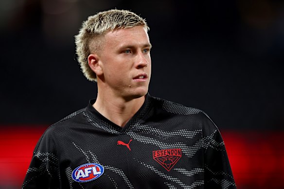 Ready to go: Nate Caddy on Saturday night.