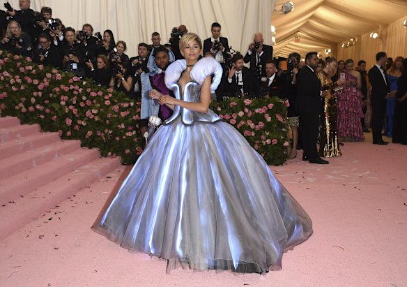 Zendaya attends The Metropolitan Museum of Art's Costume Institute benefit gala celebrating the opening of the "Camp: Notes on Fashion" exhibition in New York.