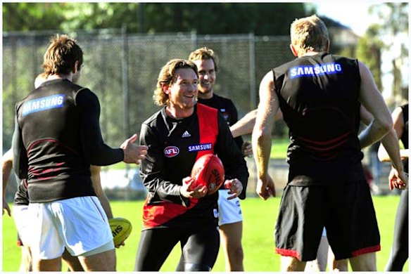 Amongst the players he will now boss around, June 2010. 