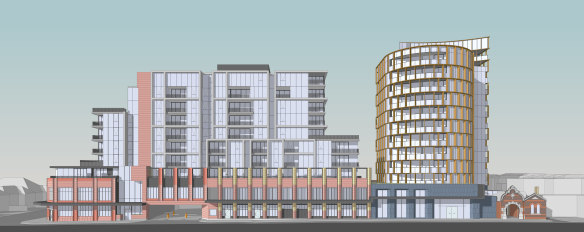 Architectural plans for the proposed development in Elsternwick. 