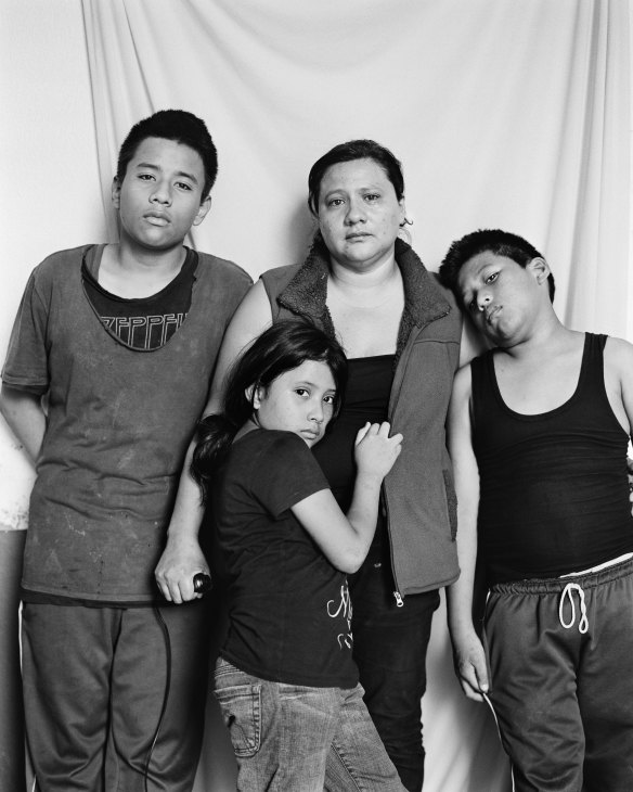 América Yanira López and her children Miguel Alejandro, Philipe Joshua and Adriana Camilla were kidnapped while trying to cross a border.