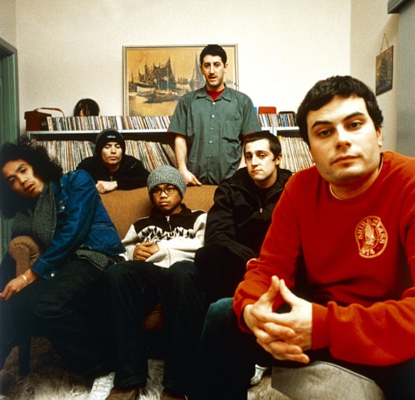 The Avalanches, pictured in November 2000.