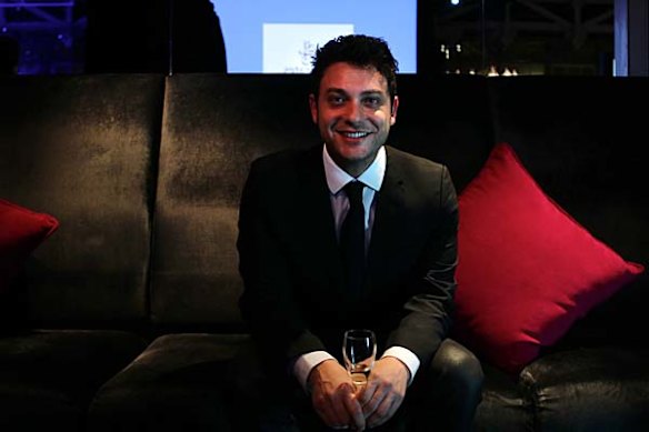 Jonathan Barthelmess, the chef from Manly Pavillion at the 2011 Good Food Guide Awards. 