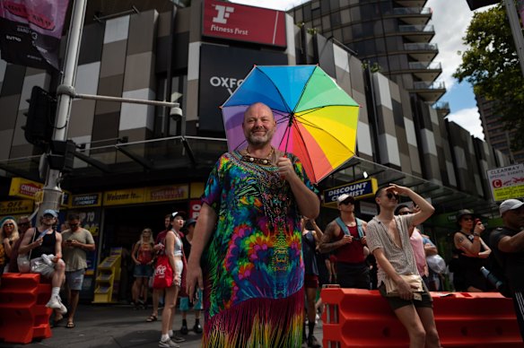 Rainbows abound on Oxford Street.