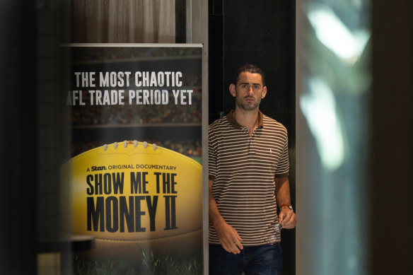 Former Magpie, now Demon, Brodie Grundy was a key figure in last year’s trade period, highlighted in a new Stan Sports documentary.