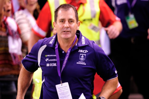 Ross Lyon is one of the biggest names the Kangaroos could pursue to replace David Noble.