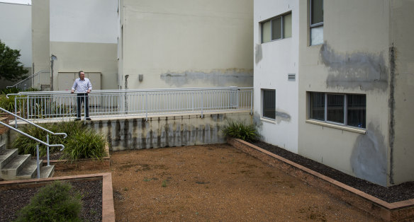 Dave Allen inside the Elara building complex. 