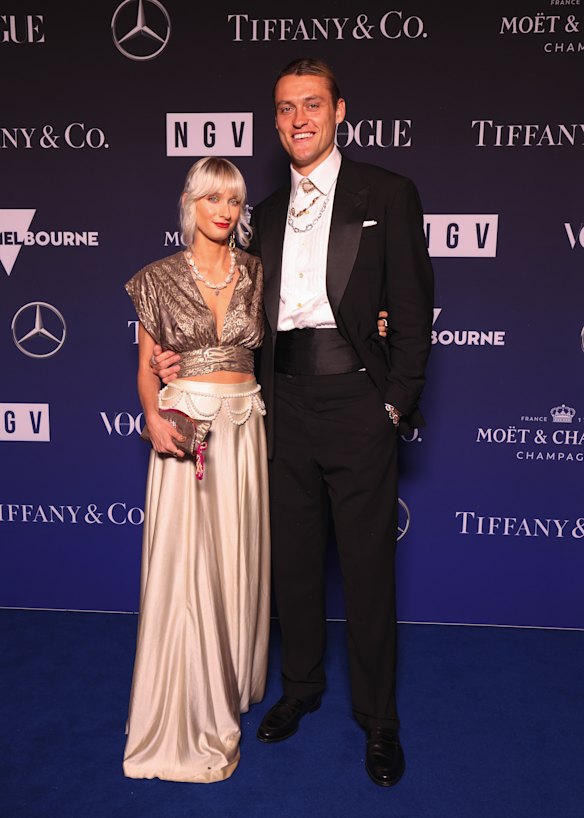At the 2023 NGV Gala. Since they began dating, the pair have been red-carpet regulars. 