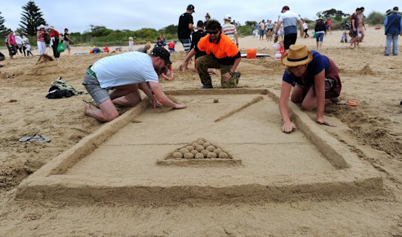 Sand modelling competition at Broulee Beach
