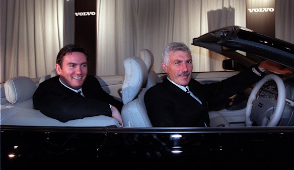 In the drivers seat Collingwood's new coach Mick Malthouse has the full backing of president Eddie 