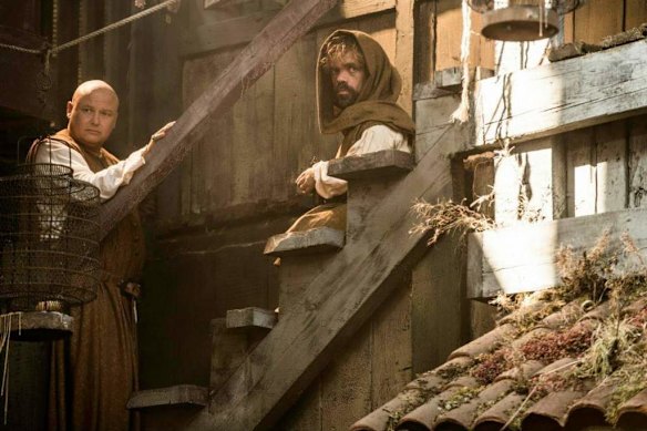 <i>Game of Thrones</i> season 5: Varys and Tyrion Lannister.
