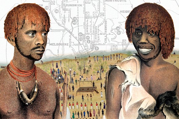 Maulboyheenner e Tunnerminnerwait, uma pintura de Marlene Gilson.