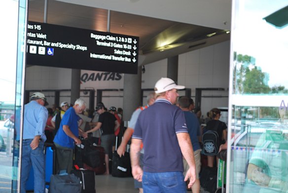 Passengers were evacuated from Perth domestic airport after a security scare.