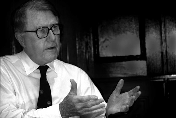 Neville Wran in 2002.