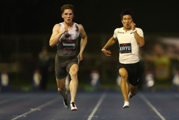 Striving for success: Rohan Browning (left) is hoping for glory this weekend.
