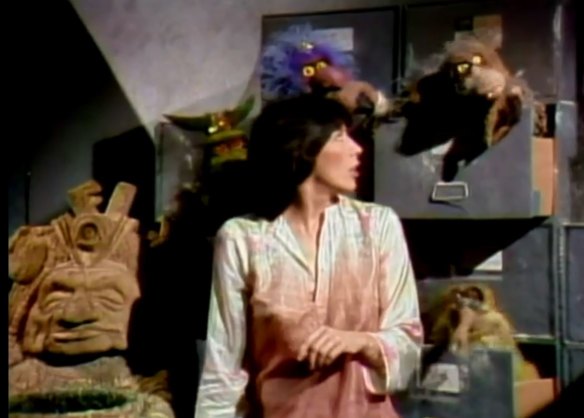 Lily Tomlin and 'stoner' Muppets in a 1975 episode of Saturday Night Live.