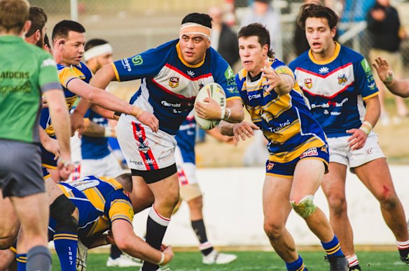 Tuggeranong Bushrangers Tautalanoa Vanisi.
