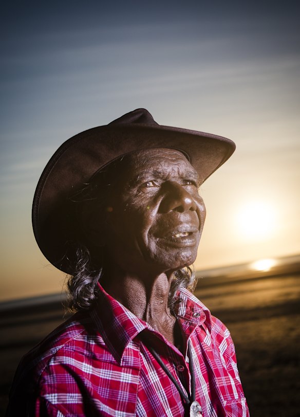  Actor David Dalaithngu on Casuarina Beach in Darwin ahead of his career retrospective at the Melbourne film festival.