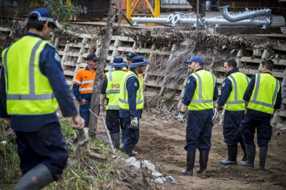 A police search of a drain turned up no sign of Ms Phillips.