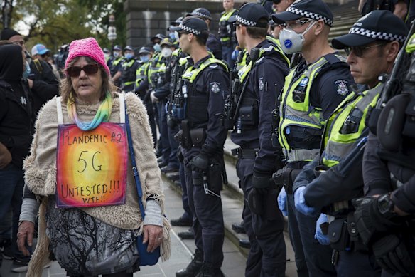 Various Facebook groups have been promoting the rally to protest against “self-isolating, social distancing, tracking apps [and] 5G being installed”.