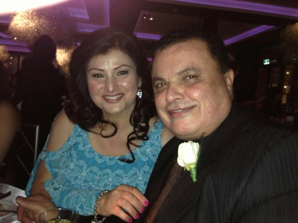 Sam Fayad with his wife Maria, who is the sister of Dyldam founder Joe Khattar. 