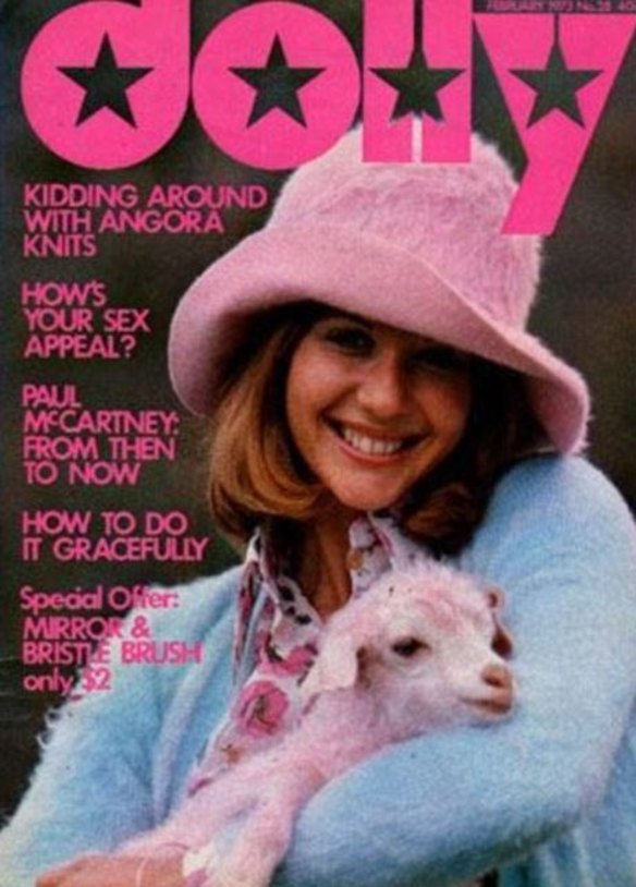 Every woman needs to match their hat with their lamb, said the February 1975 cover. 