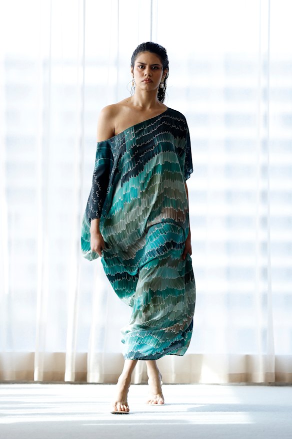 Van Scherer on day one of Australian Fashion Week at the MCA.