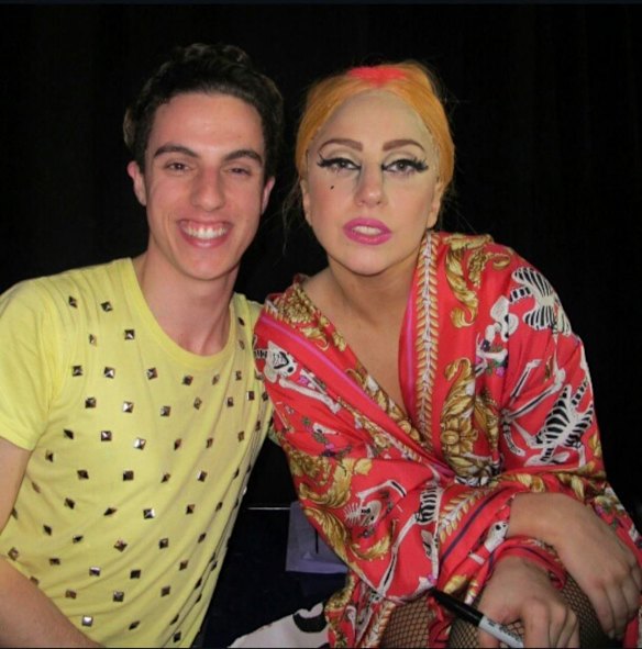 Andrew has met Lady Gaga seven times over the years.