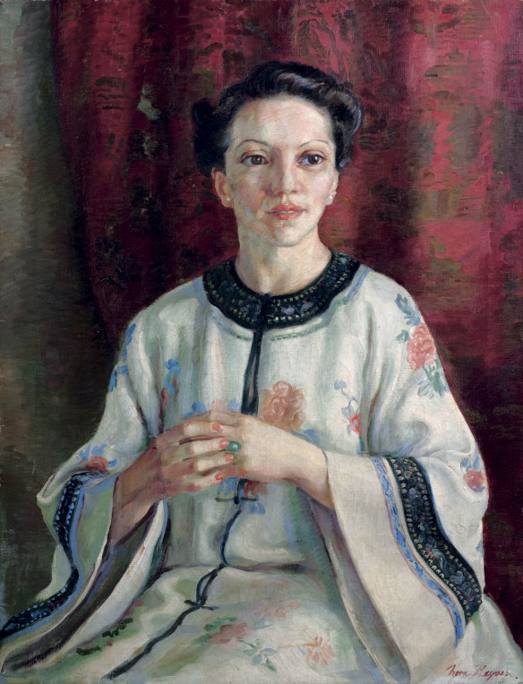 The 1938 Archibald Prize winner,
Nora Heysen’s  <i>Mme Elink Schuurman</i>.