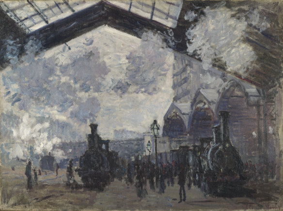 Monet's The Saint-Lazare Railway Station (1877).